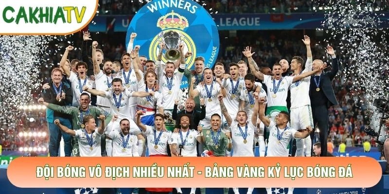 Đội Bóng Vô Địch Nhiều Nhất – Bảng Vàng Kỷ Lục Bóng Đá